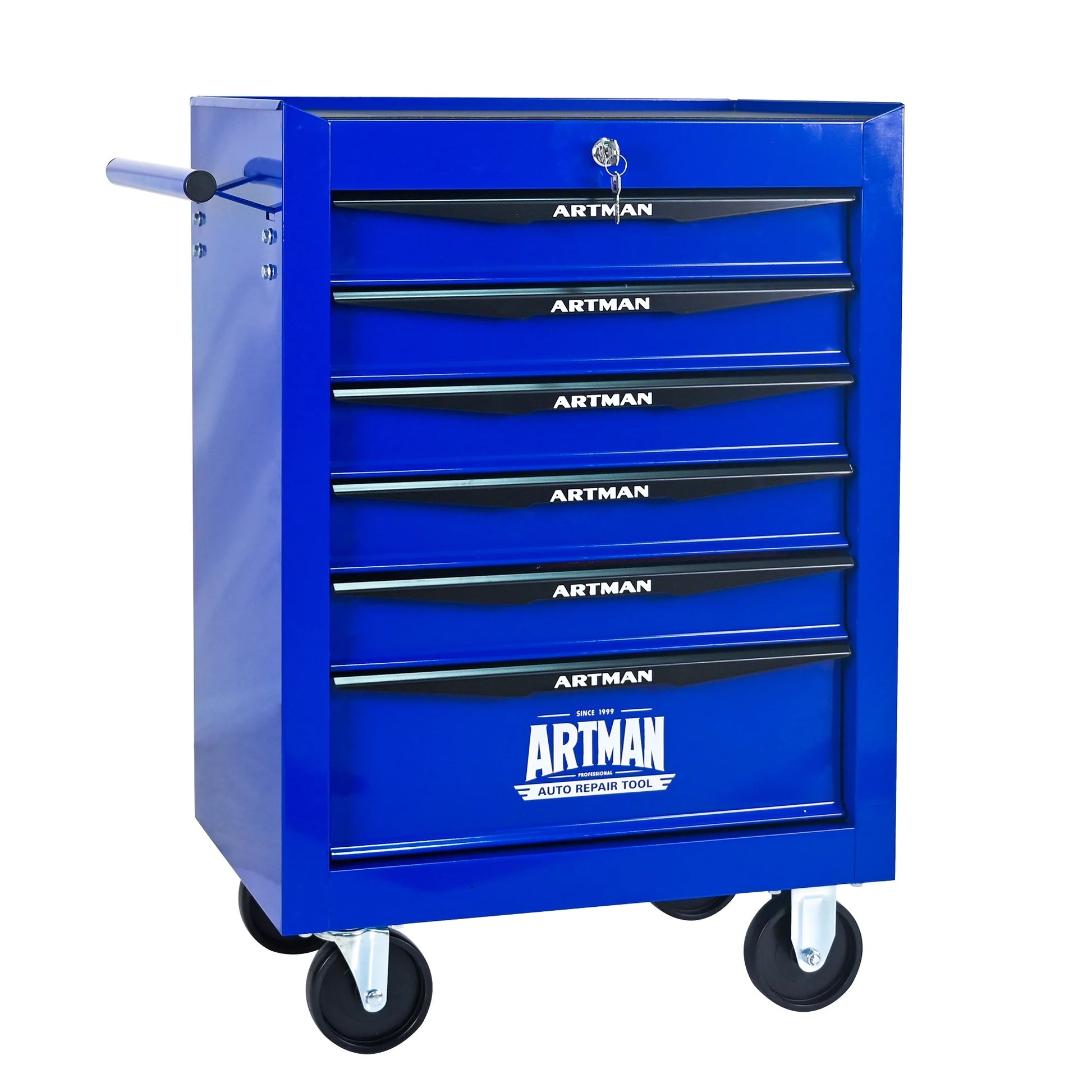 ARTMAN 20" 6-Drawer Tool Chest Cabinet with Ball Bearing Drawer Slides, Steel Tool Storage Box Organizer for Garage Workshop Repair Shop