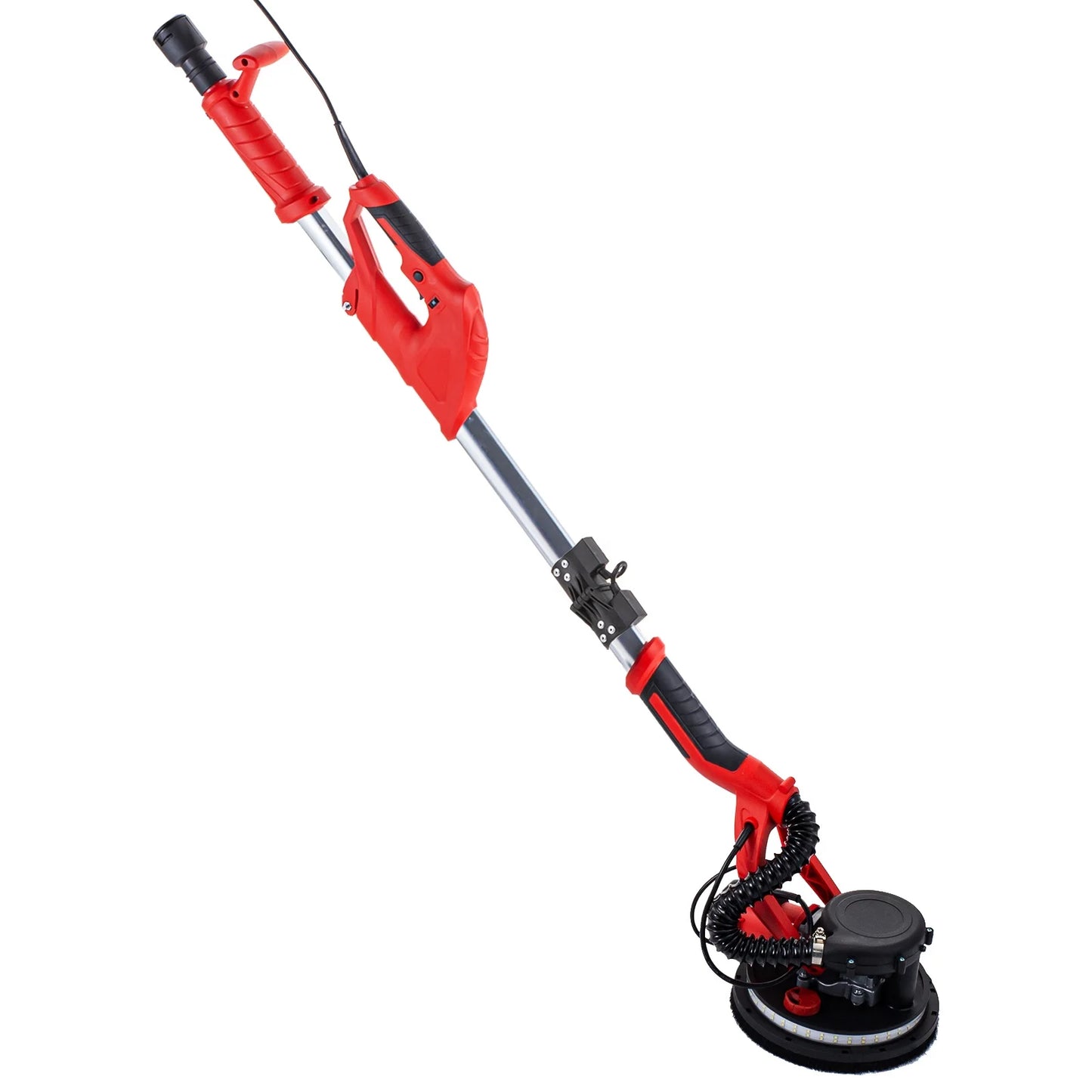 KFFKFF Drywall Sander 850W, Power-Driven Wall Smoother, Adjustable Speed 800-1750 RPM, Collapsible Plasterboard Smoother, with Extendable Handle, Power Smoother