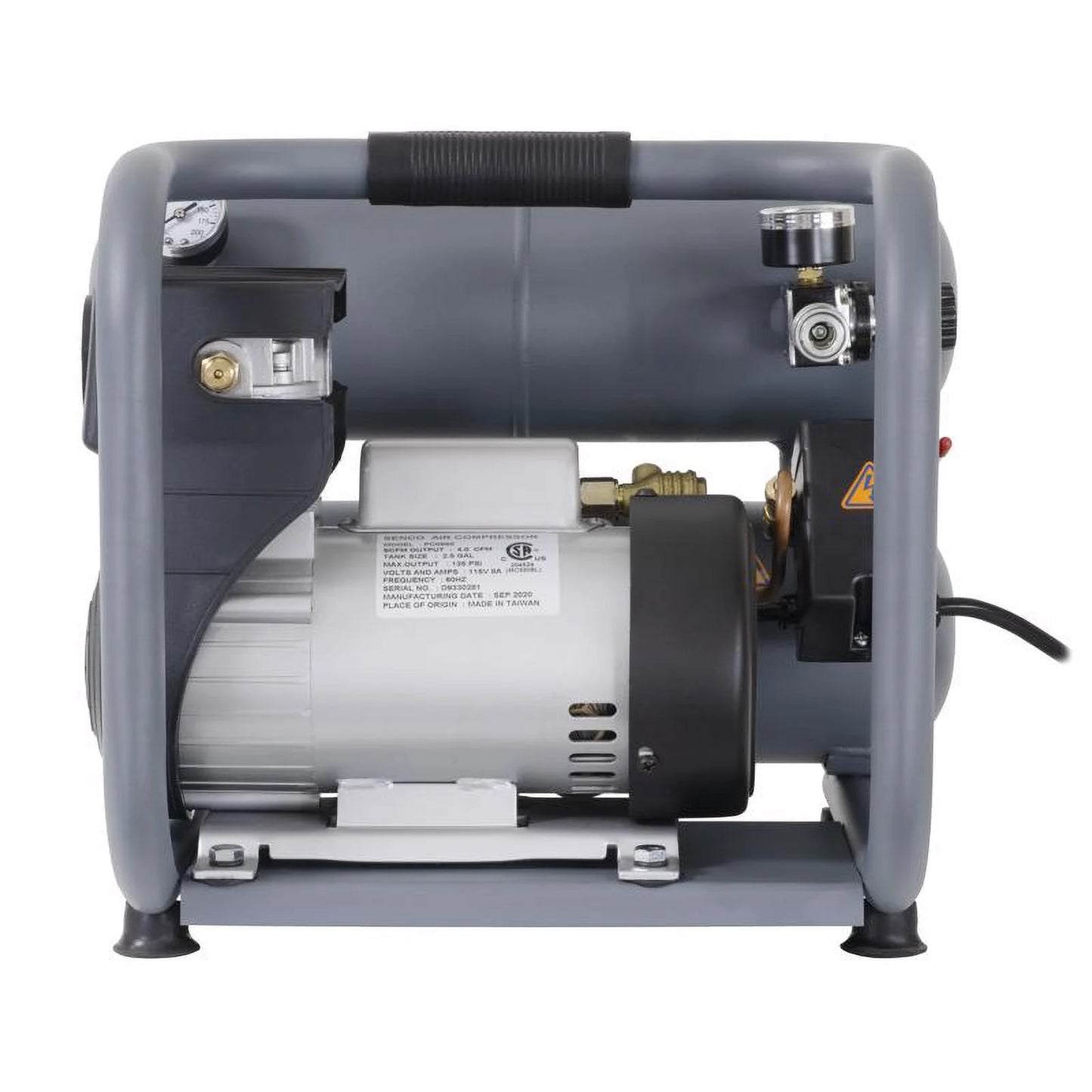 Senco 2.5 Gallon, 1.5HP, 135 PSI Portable Air Compressor