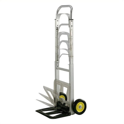 Safco 4061 250 lbs. Capacity 15-1/2 in. x 16-1/2 in. x 43-1/2 in. Hideaway Aluminum Hand Truck