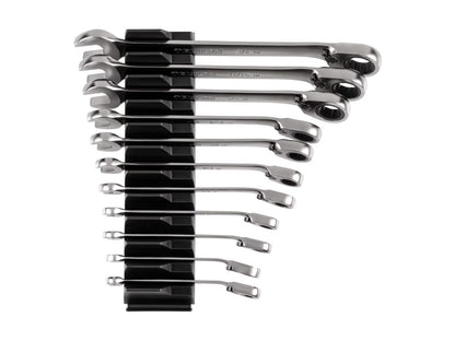 TEKTON Reversible 12-Point Ratcheting Combination Wrench Set with Modular Wrench Organizer, 11-Piece (1/4-3/4 in.) | WRC94300