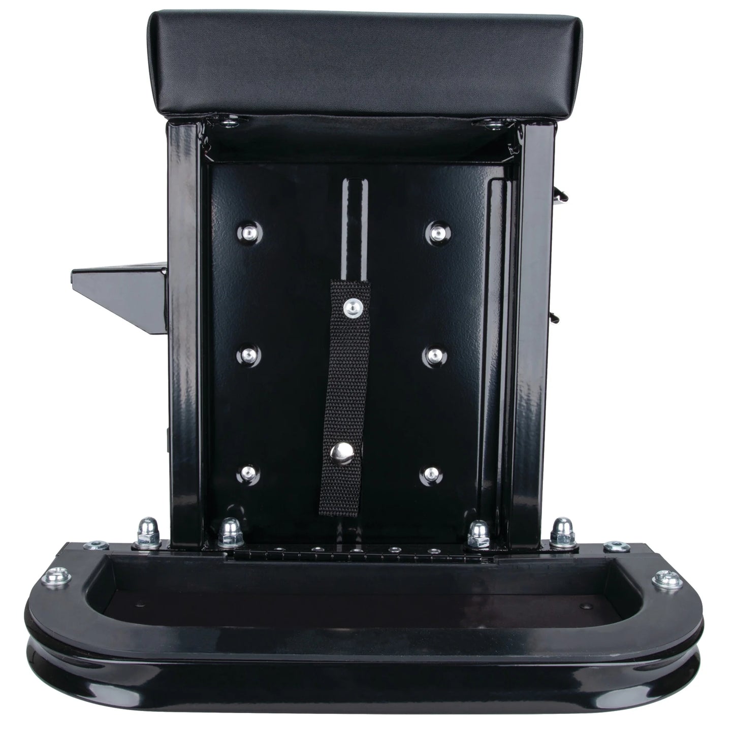 Performance Tool W85025 3-Drawer Rolling Tool Chest Seat with Magnetic Side Trays, 350 Lbs. Capacity, Rear Tray, Black