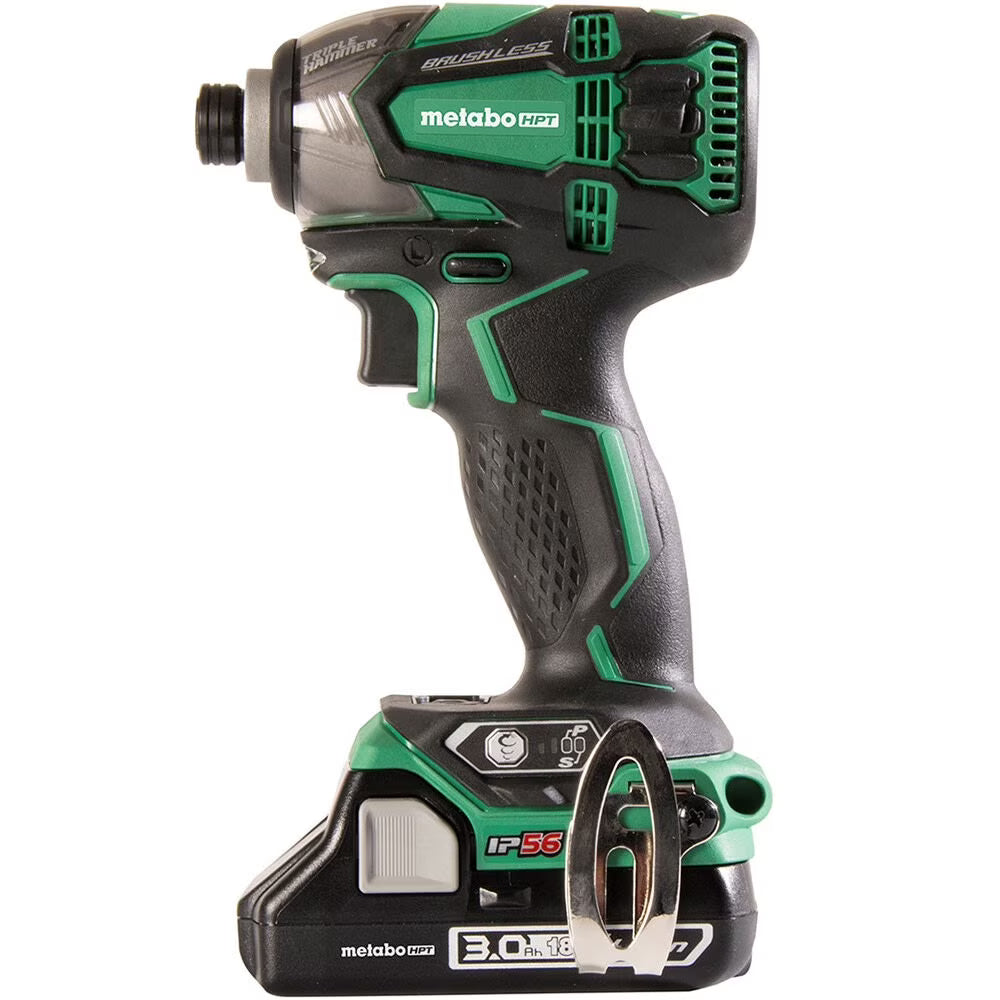 Hitachi 18 V Li-Ion Brushless Triple Hammer Impact Driver Kit