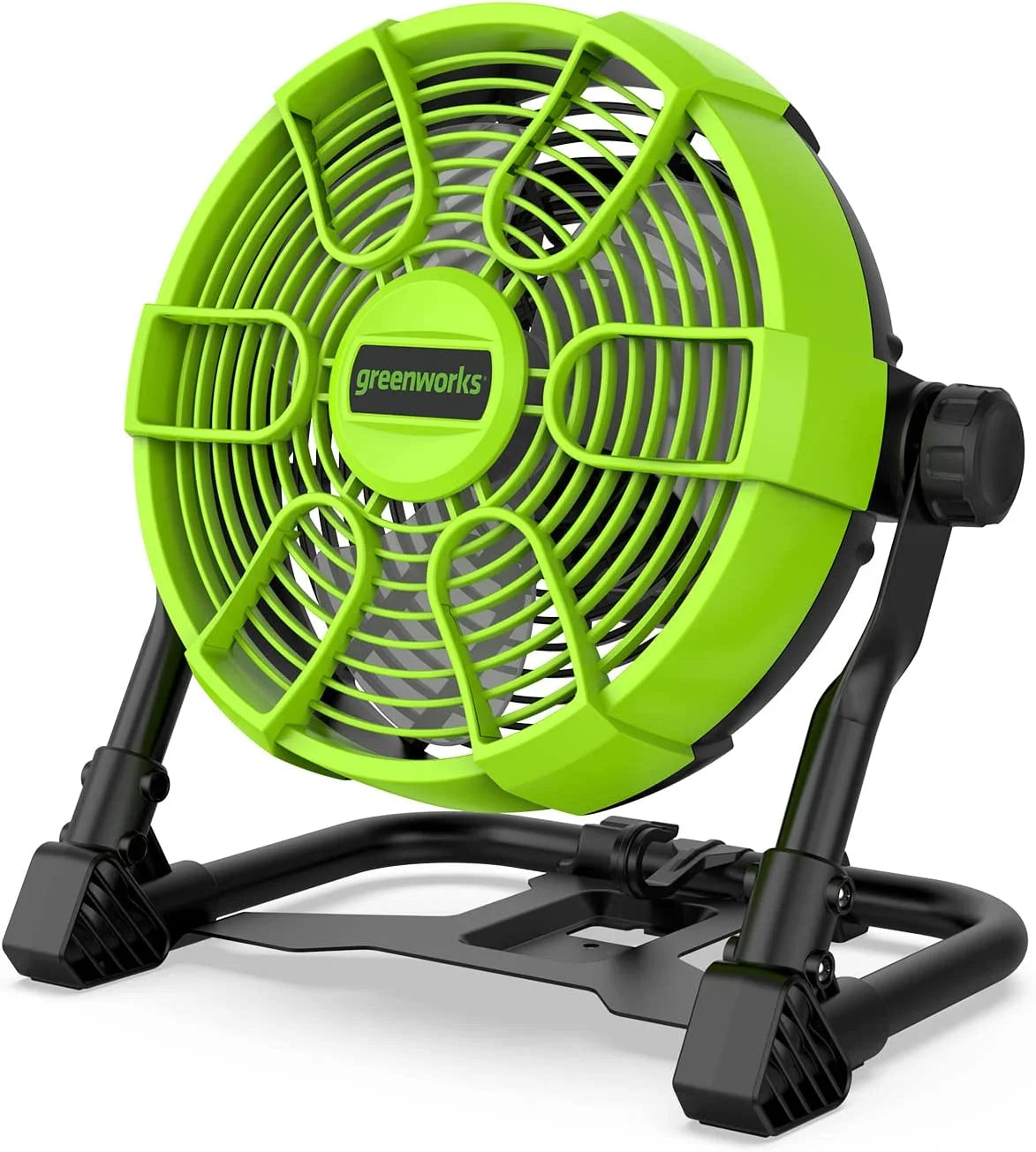 Greenworks 24V 10" (5-Speed) Fan (500 CFM) with 2.0Ah USB Battery and Charger
