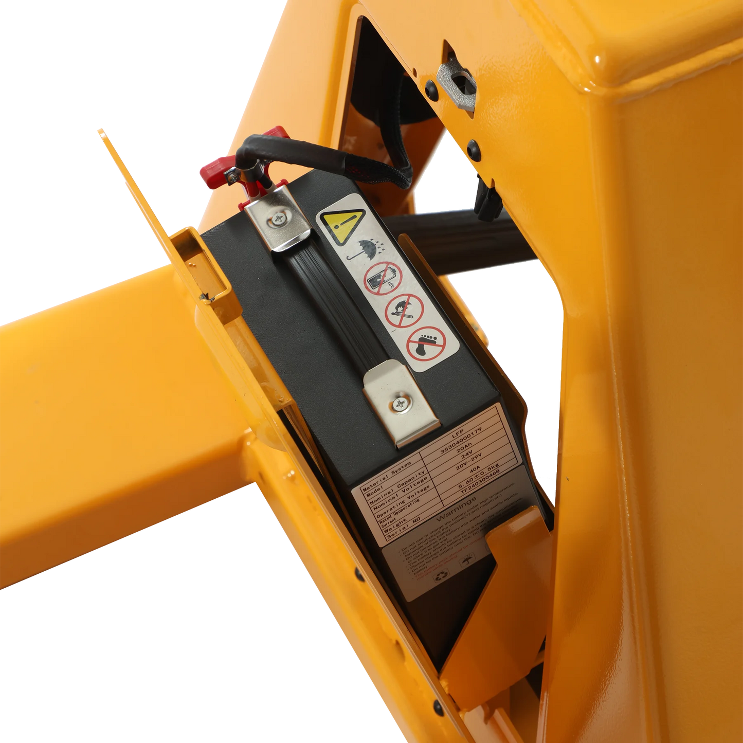 APOLLOLIFT Electric Pallet Truck W/24V/20AH Lithium Battery 3300lb 48x27" Fork Walkie Pallet Jack