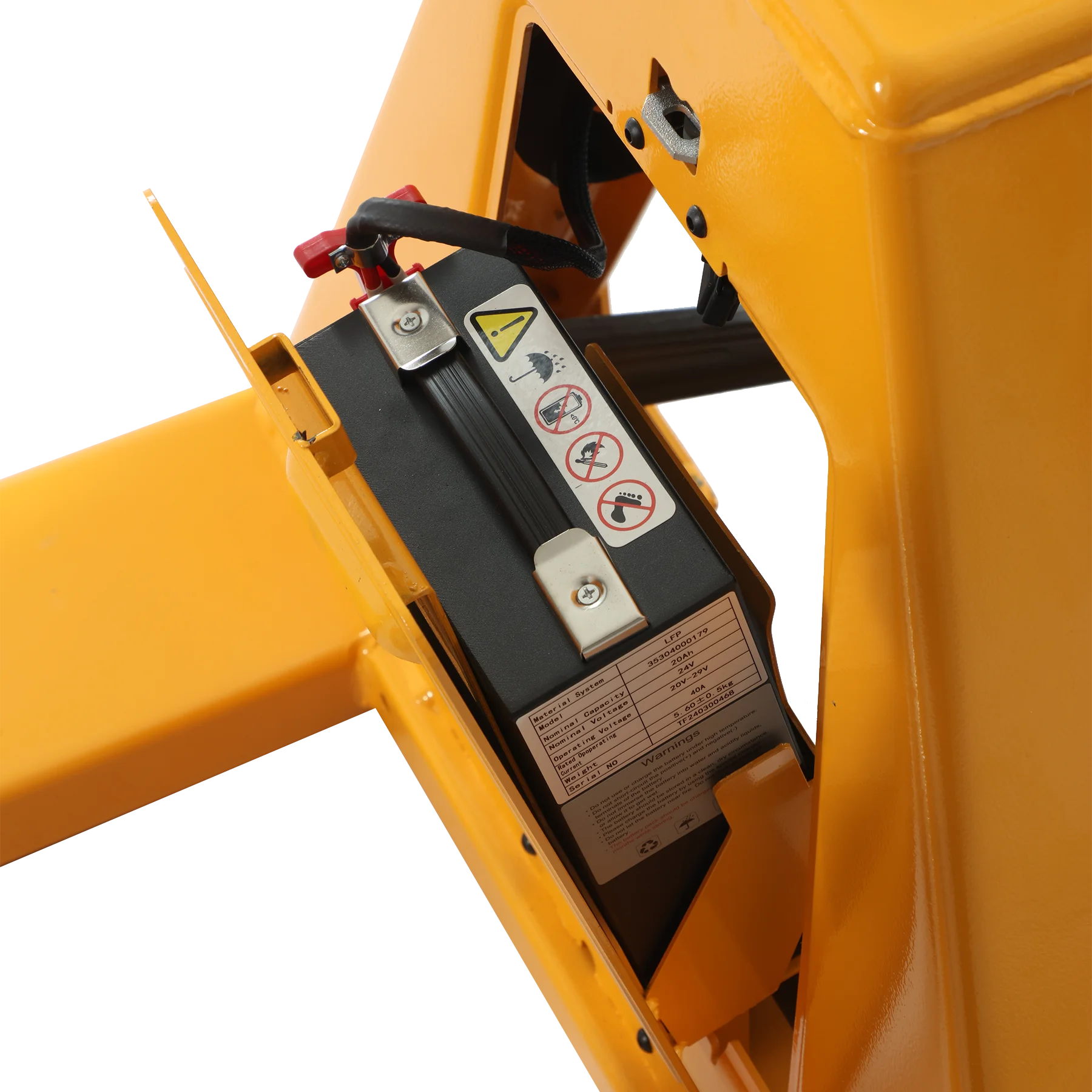 APOLLOLIFT Electric Pallet Truck W/24V/20AH Lithium Battery 3300lb 48x27" Fork Walkie Pallet Jack