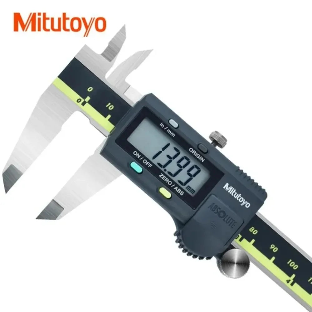 Mitutoyo 500-196-30 Advanced Onsite Sensor AOS Absolute Scale Digital Caliper 500 Series, 0" to 6"/0 to 150mm Measuring Range, 0.0005"/0.01mm Resolution, AOS