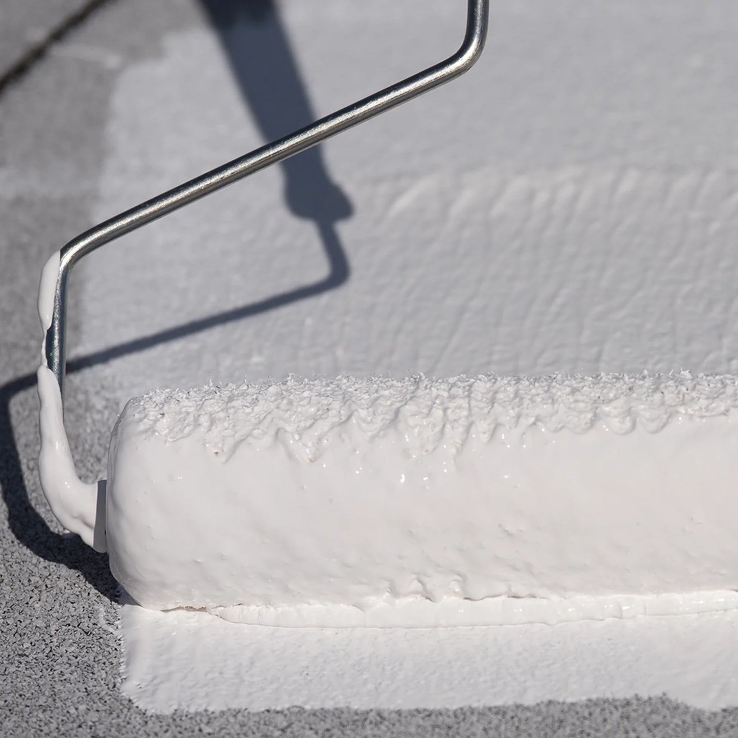 White, Rust-Oleum 710 Elastomeric Roof Coating, 5 Gal