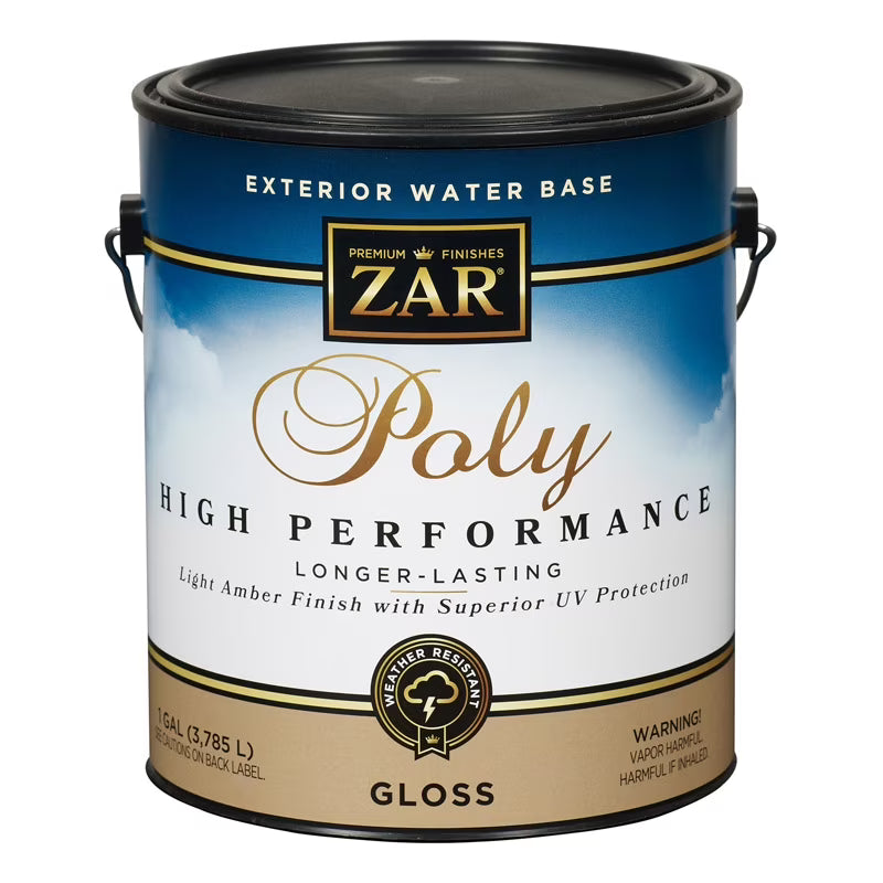 ZAR Gloss Clear Exterior Polyurethane, 1 Gal.