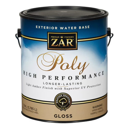 ZAR Gloss Clear Exterior Polyurethane, 1 Gal.