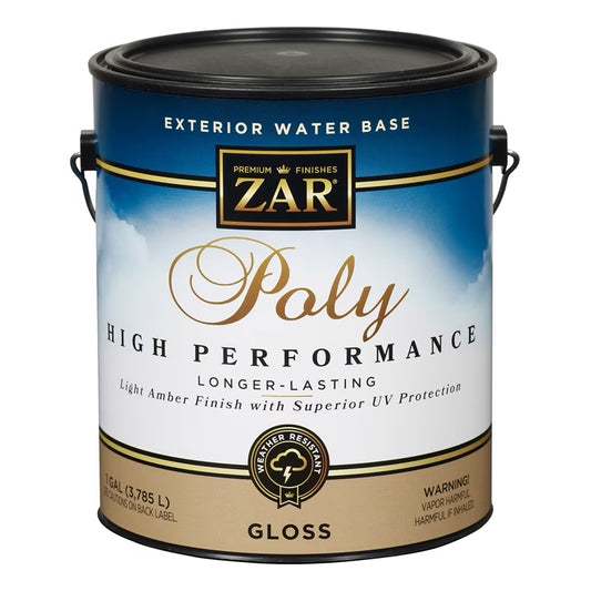 ZAR Gloss Clear Exterior Polyurethane, 1 Gal.