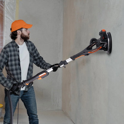 VEVOR 900W Drywall Sander Variable Speed 800 to 1800RPM, Self Suction