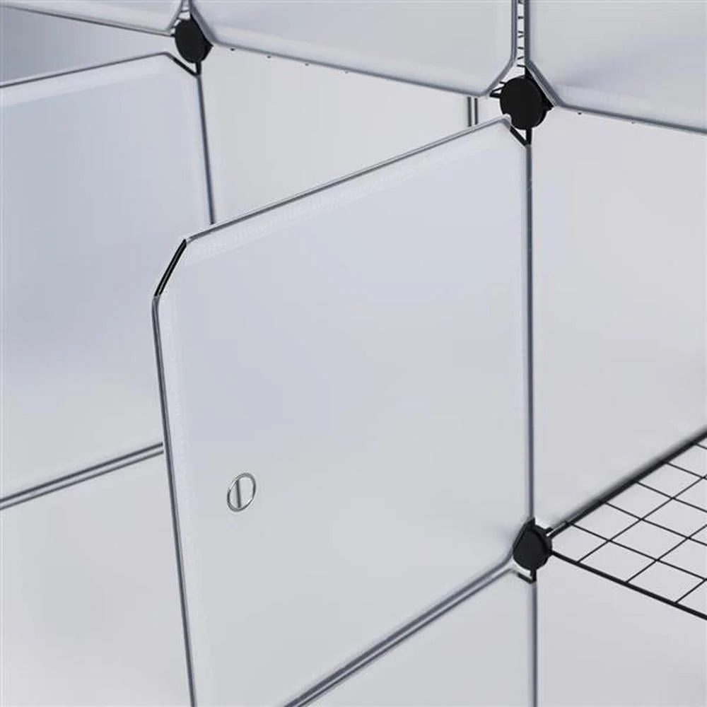 16-Cubes Storage Case Shelf Shelving Bookcase Bookshelf Organizing Closet Toy Organizer Cabinet