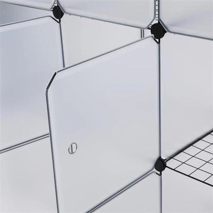 16-Cubes Storage Case Shelf Shelving Bookcase Bookshelf Organizing Closet Toy Organizer Cabinet