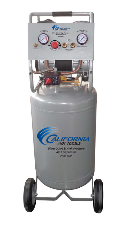California Air Tools 20015HPAD Ultra Quiet & Oil-Free 1,5 Hp, 20 Gal. 175 PSI Two Stage Air Compressor with Automatic Drain Valve