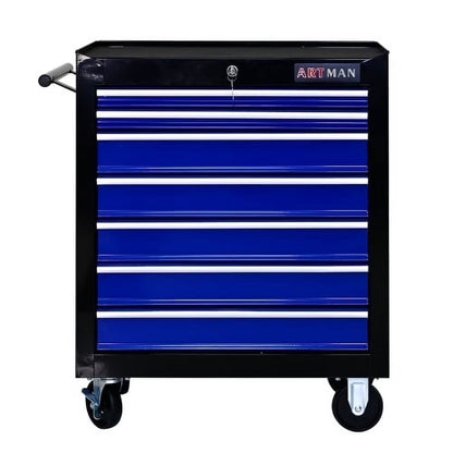 ARTMAN 7 Drawer Tool Rolling Storage Cart ,Tool Boxes Tool Chest with Wheels and Drawers for Garage Workshop Warehouse