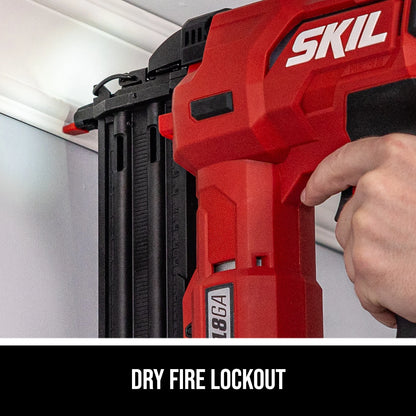 SKIL NA1800B-10, 20V Cordless 18 Gauge Brad Nail Gun, 2.0Ah
