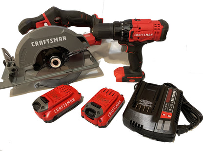 Craftsman V20* Cordless 2-Tool Combo 2 Battery Kit