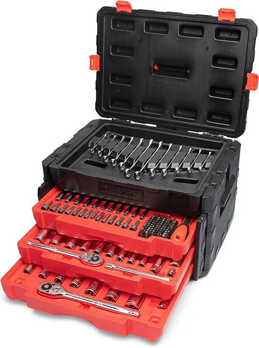 Gearwrench CTK229C 229 Piece 1/4" 3/8" & 1/2" Drive Mechanics Hand Tool Set
