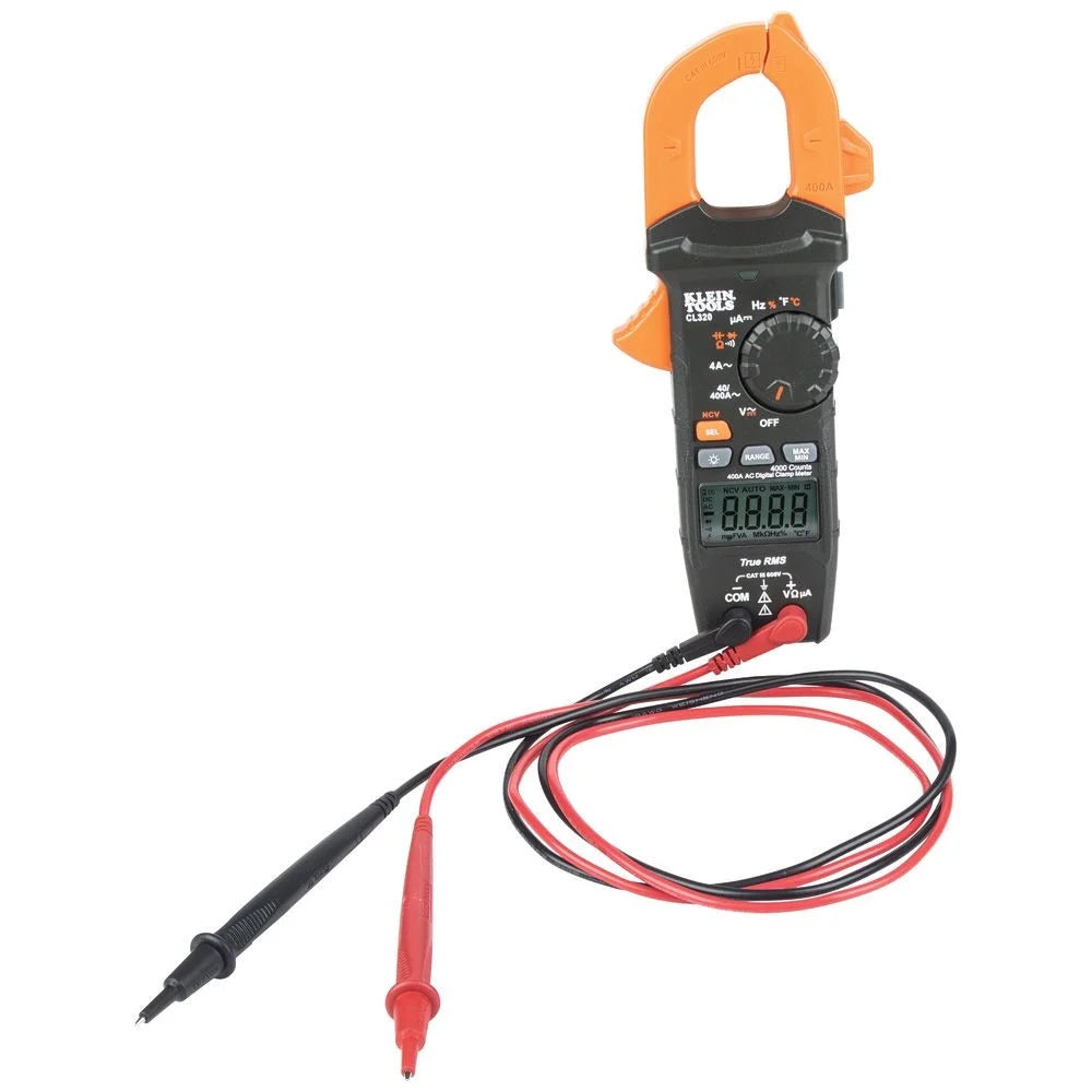 Klein Tools CL320 600V 400 Amp AC Auto-Ranging HVAC Digital Clamp Meter