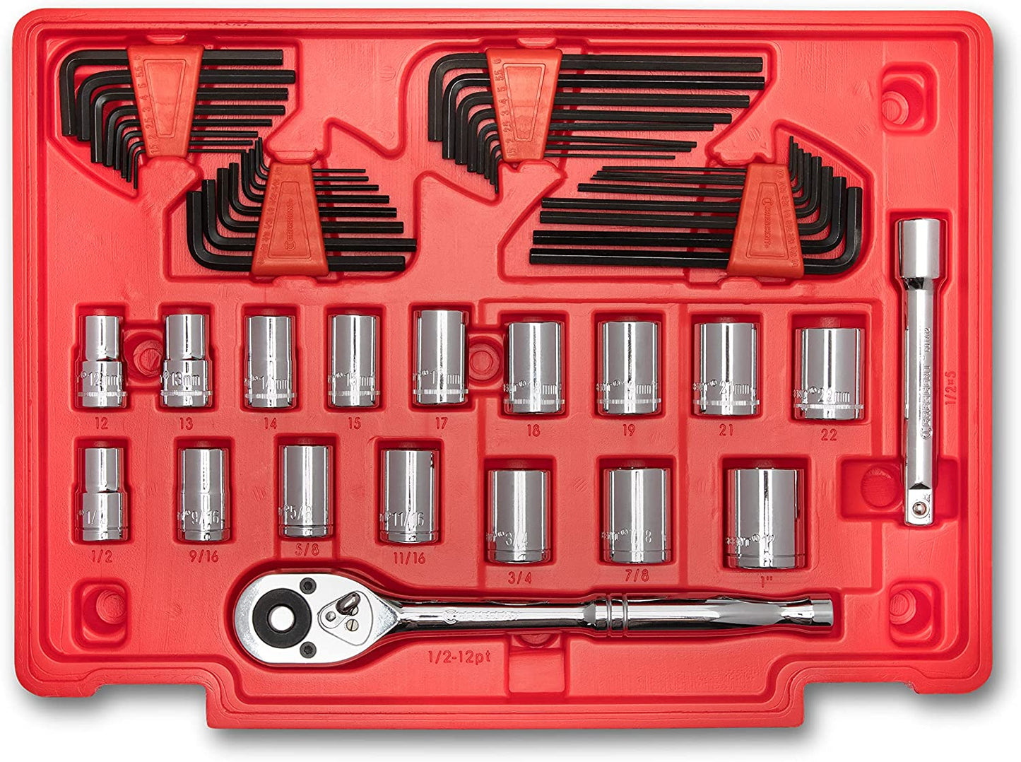 Gearwrench CTK229C 229 Piece 1/4" 3/8" & 1/2" Drive Mechanics Hand Tool Set