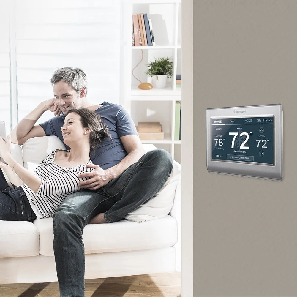 Honeywell RTH9585WF1004 Gray Wi-Fi Smart Color Thermostat