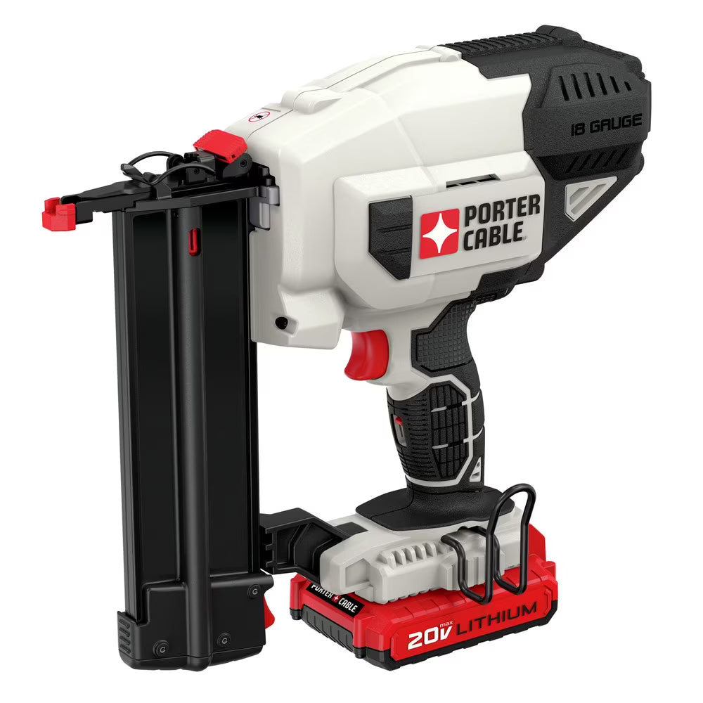 PORTER CABLE PCC790LA 20V MAX 18 GA Cordless Brad Nailer Kit