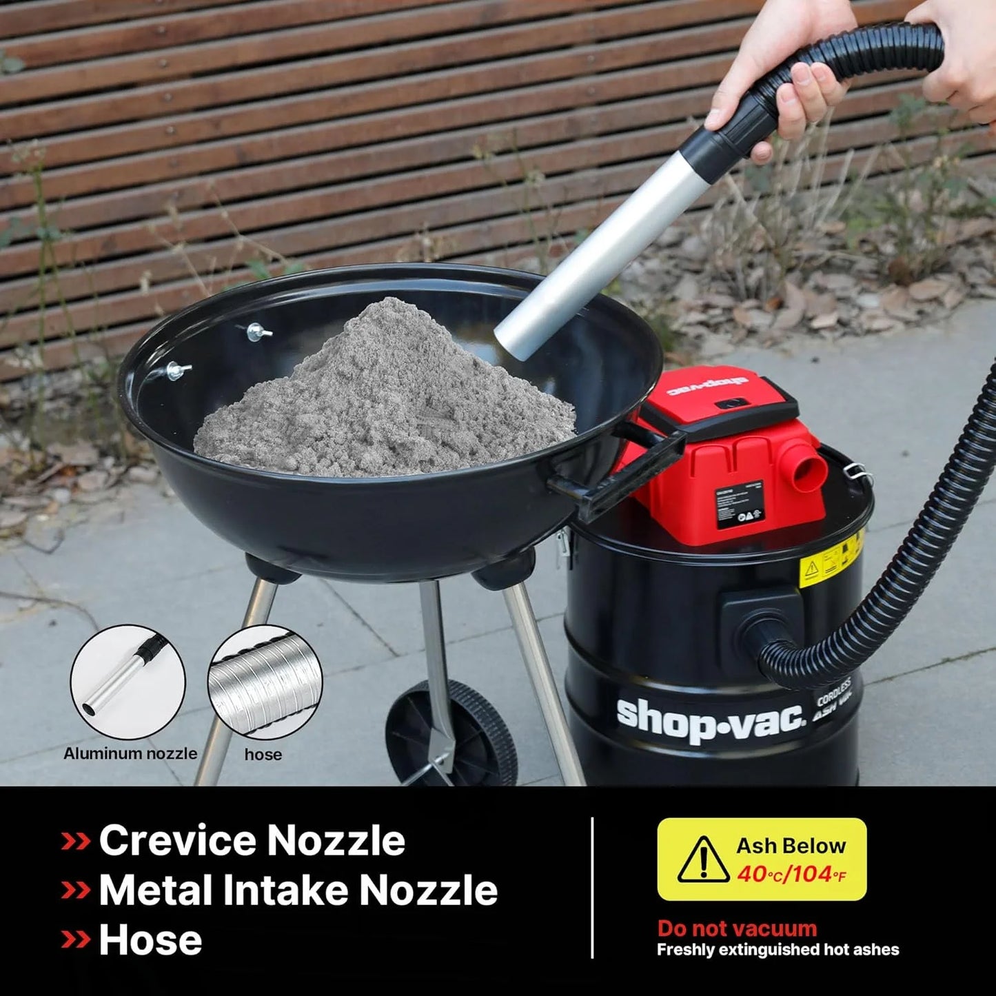 Shop-Vac 20V Cordless 5 Gallon Ash Vacuum