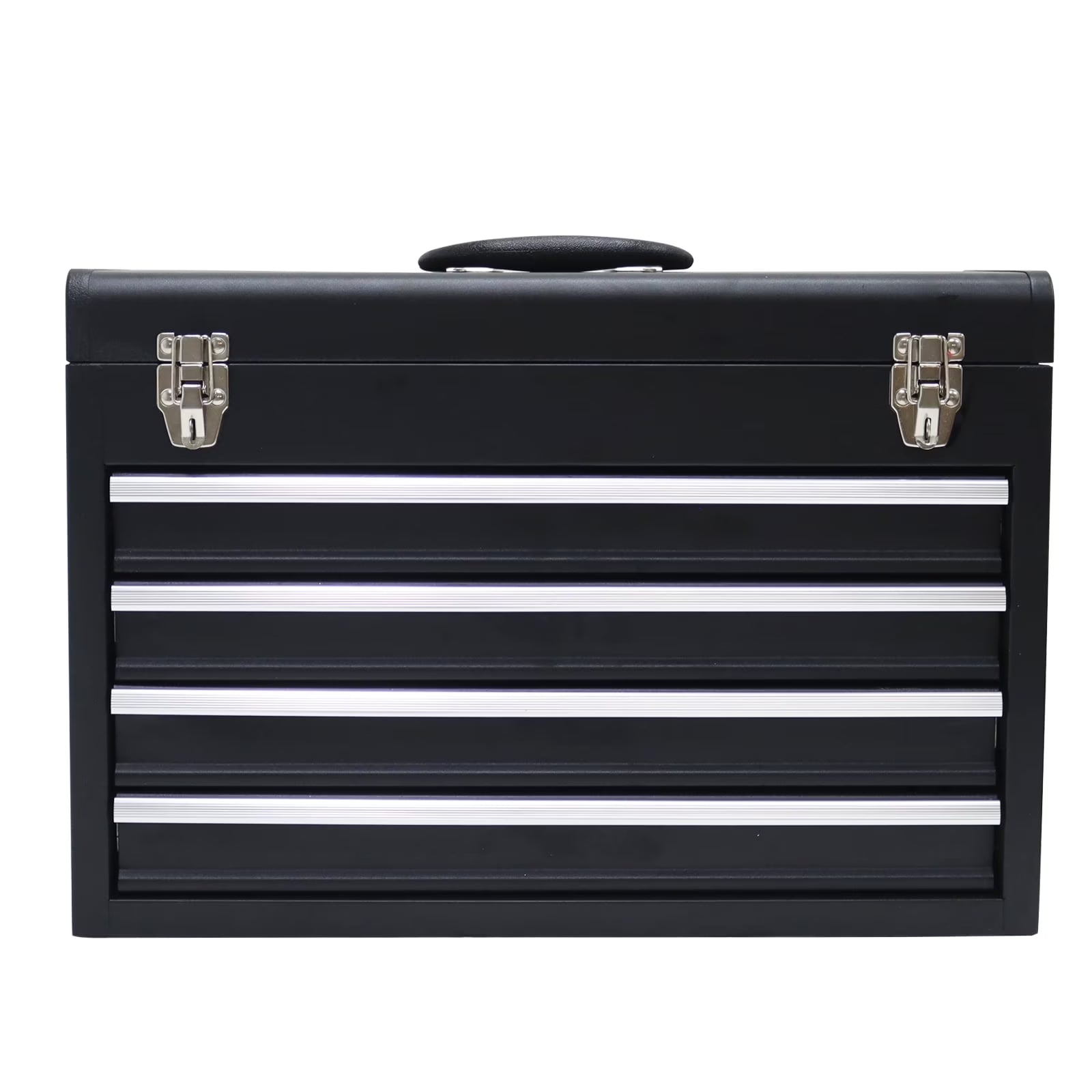 TECHTONGDA 4 Drawer Tool Box Portable Hardware Household Multi-Functional Toolbox with Lock