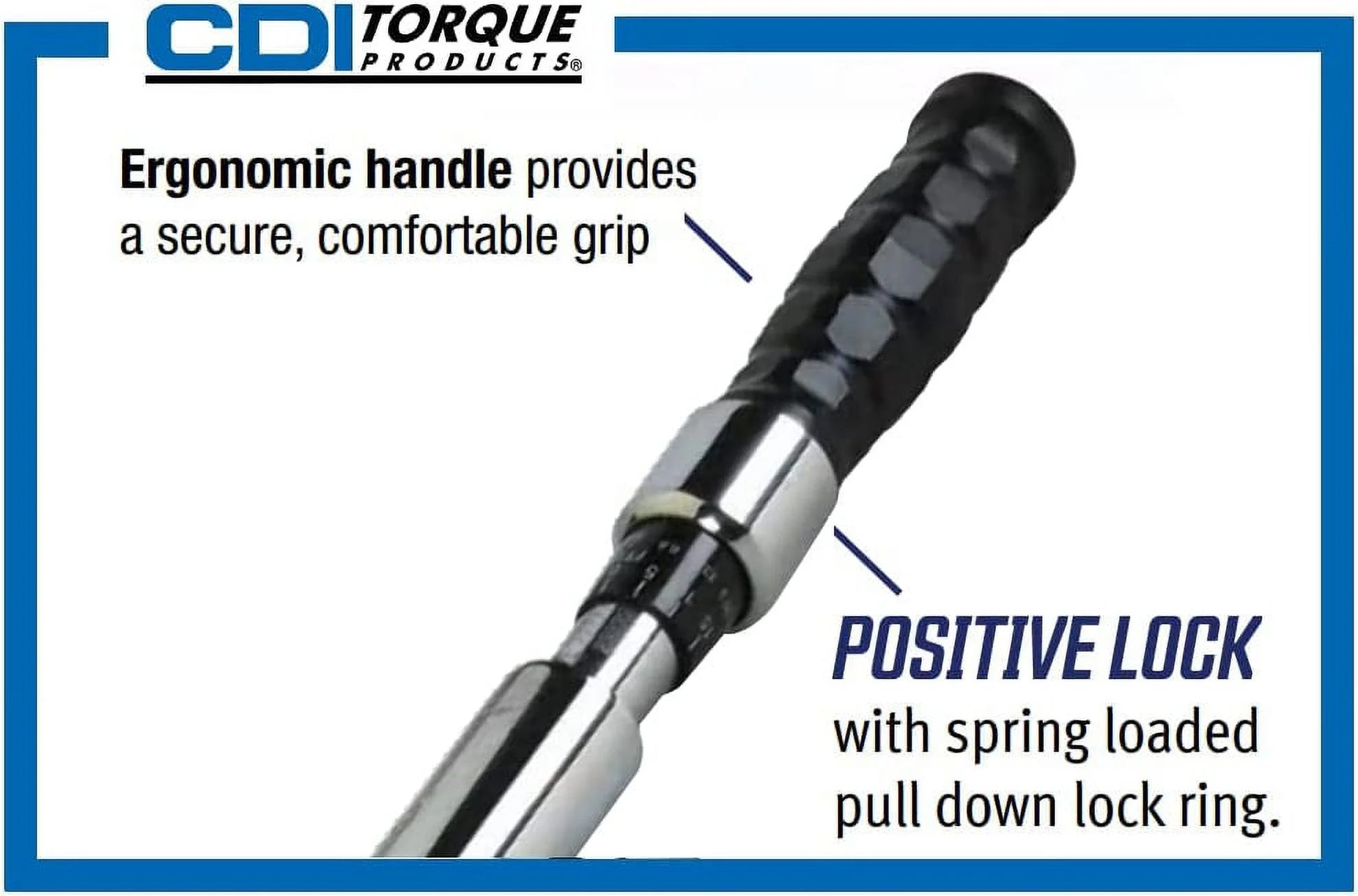 CDI Torque Products 2502MRPH 3/8-Inch Drive Adjustable Micrometer Torque Wrench, Torque Range 30 to 250-Inch-Pounds