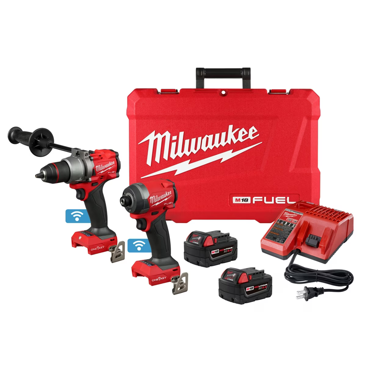 Milwaukee Tool M18 FUEL 2-Tool Combo Kit w/ONE-KEY
