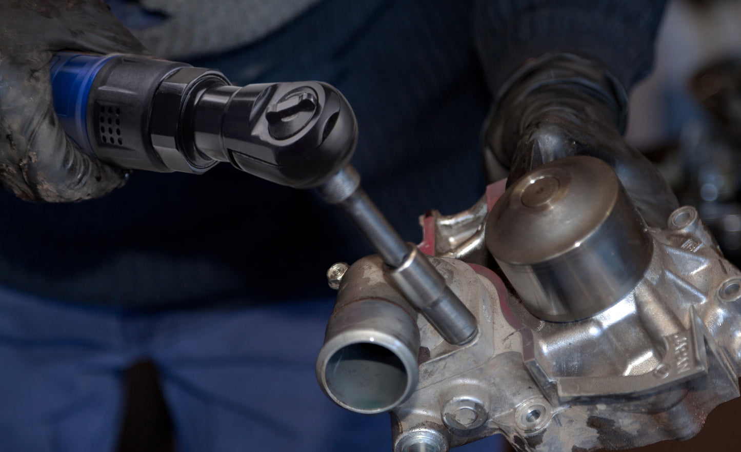 ACDelco ANI405A-NK1, 3/8" Pneumatic Impact Wrench, 8000 RPM 5-Speed