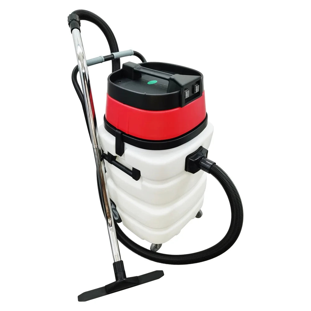 Techtongda 24 Gallon Industrial Wet and Dry Vacuum Cleaner Commercial Water Suction Machine 2-motors