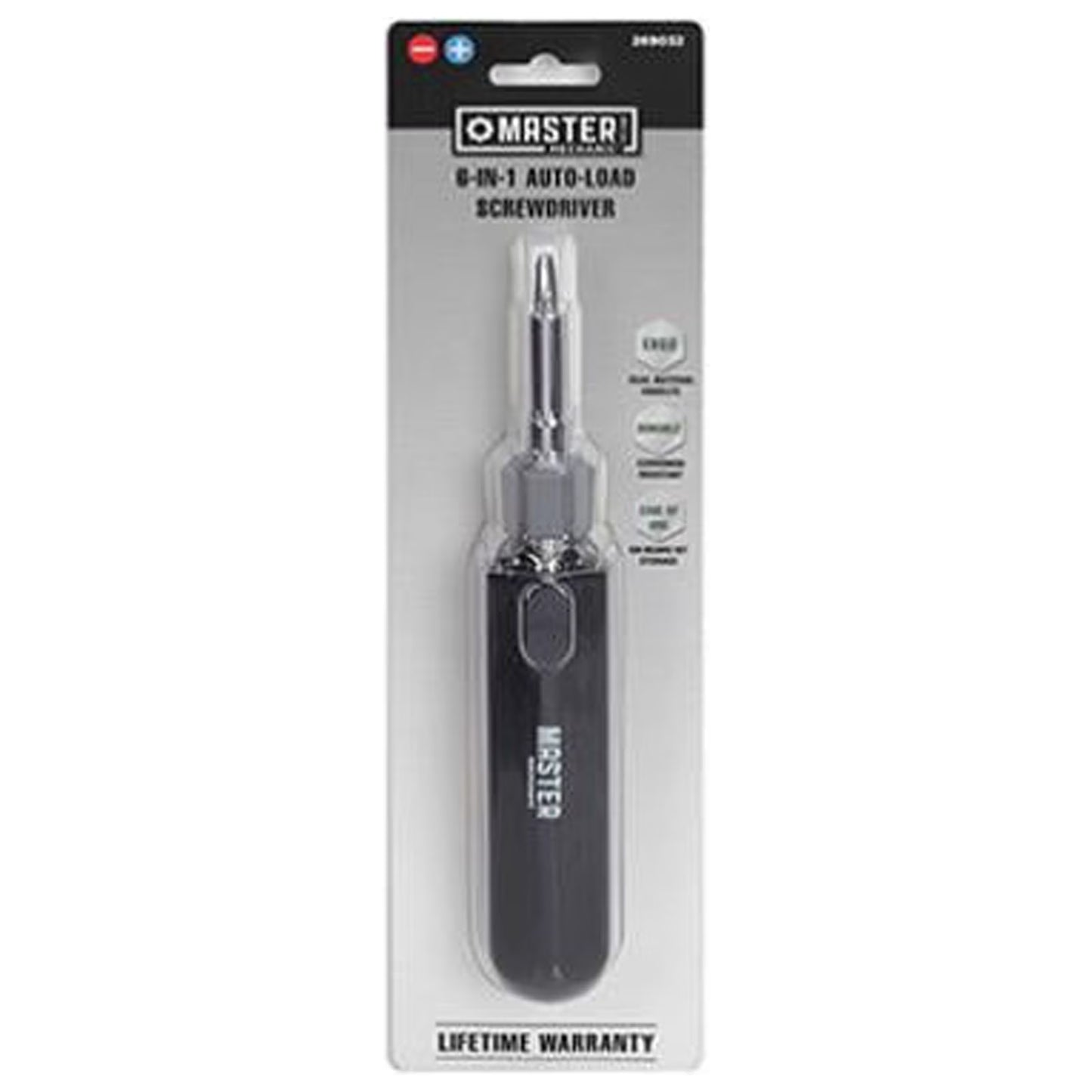 Master Mechanic GSTV20200317 6-In-1 Auto-Load Screwdriver - Quantity 4