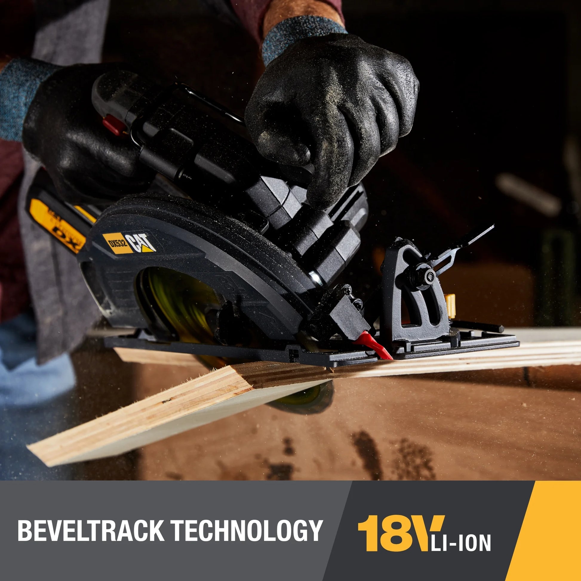 Caterpillar Cat DX532 18V 1 FOR ALL 7-1/4? Cordless Circular Saw with Brushless Motor