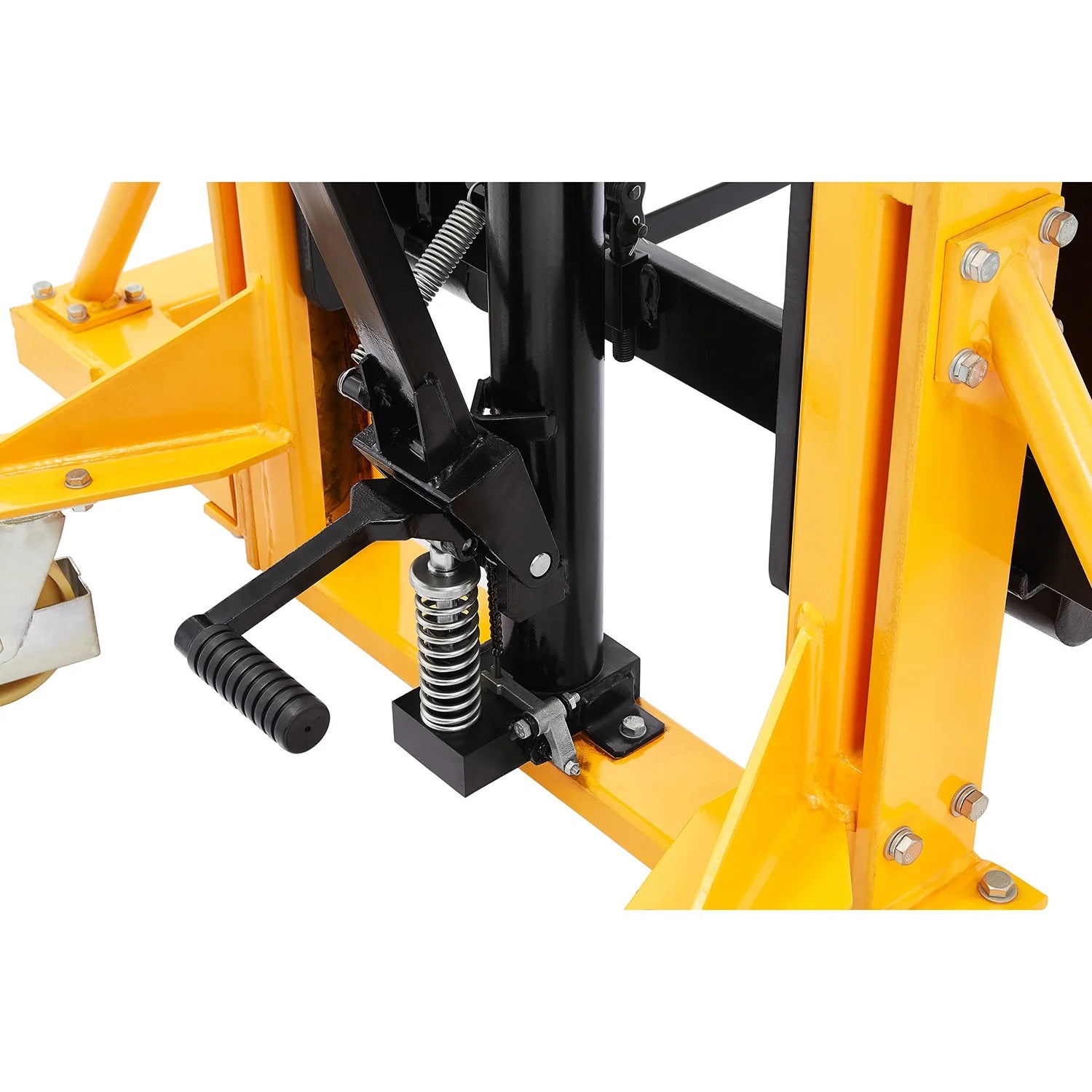 APOLLOLIFT 2200lb Hydraulic Hand Walkie Pallet Stacker, 63" Lifting Manual Forklift with Adjustable Fork