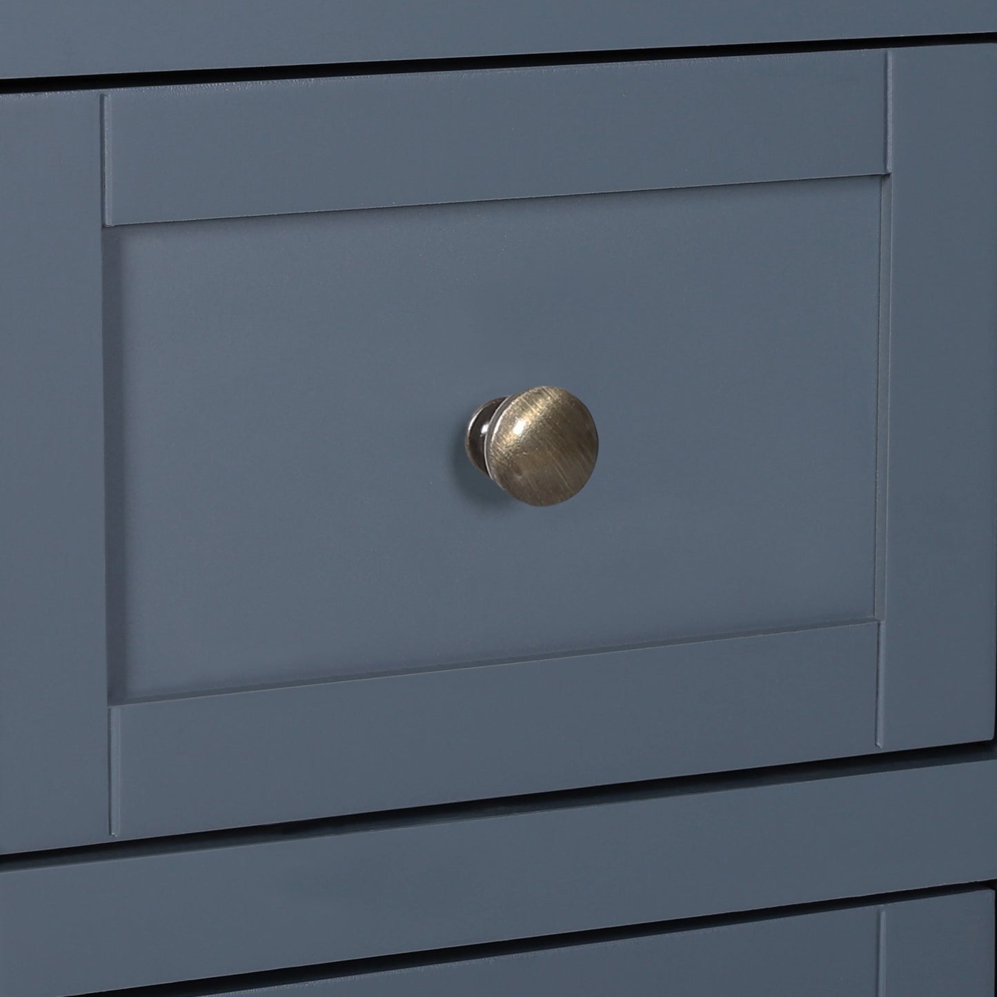 VEIKOUS Buffet Sideboard Storage Cabinet Kitchen Freestanding Cupboard Buffet Server for Dining Room, Dark Blue