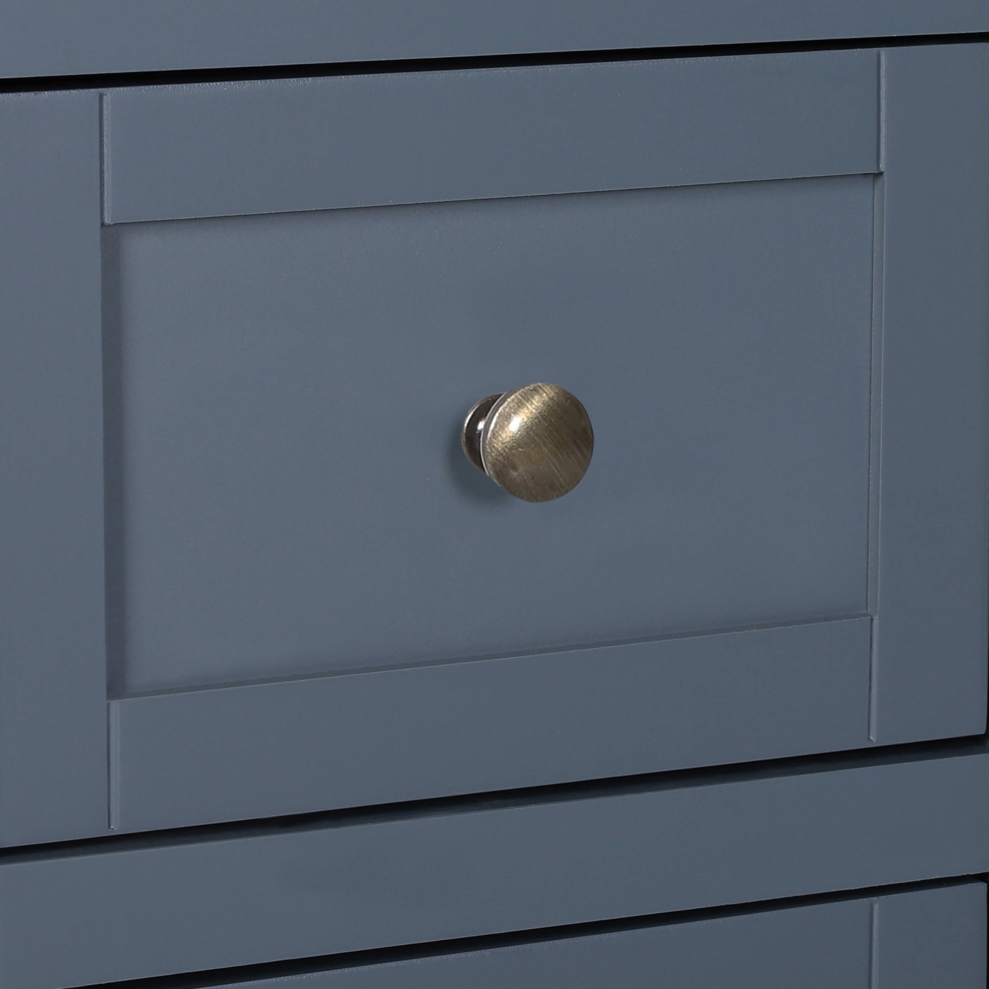 VEIKOUS Buffet Sideboard Storage Cabinet Kitchen Freestanding Cupboard Buffet Server for Dining Room, Dark Blue