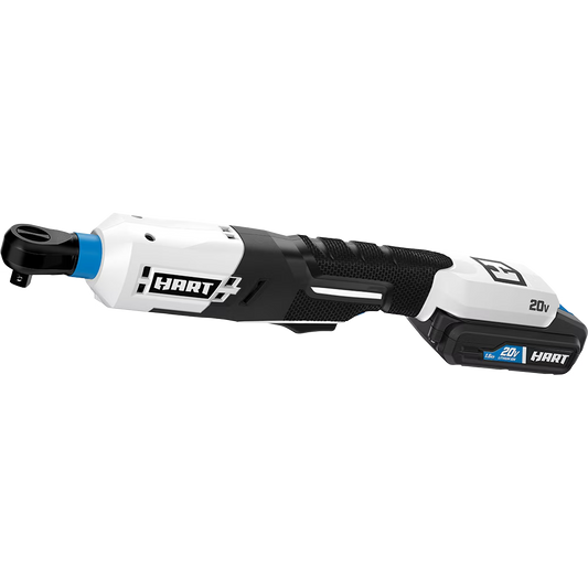 HART 20-Volt 3/8-inch Battery-Powered Ratchet Kit, (1) 1.5Ah Lithium-Ion Battery