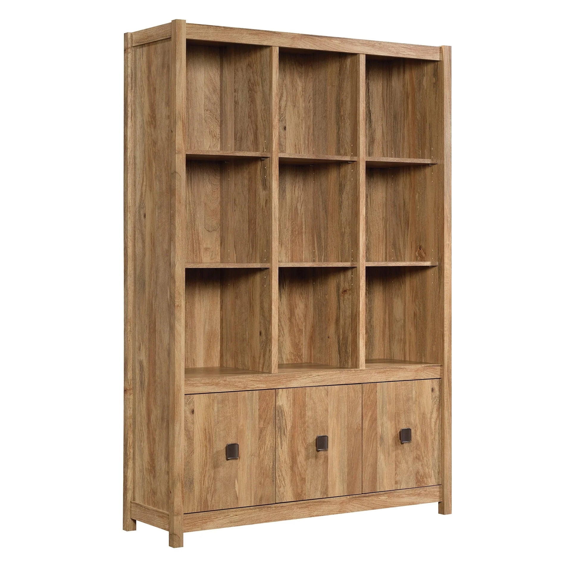 Sauder Cannery Bridge Bookcase Storage Wall Unit, Sindoori Mango Finish