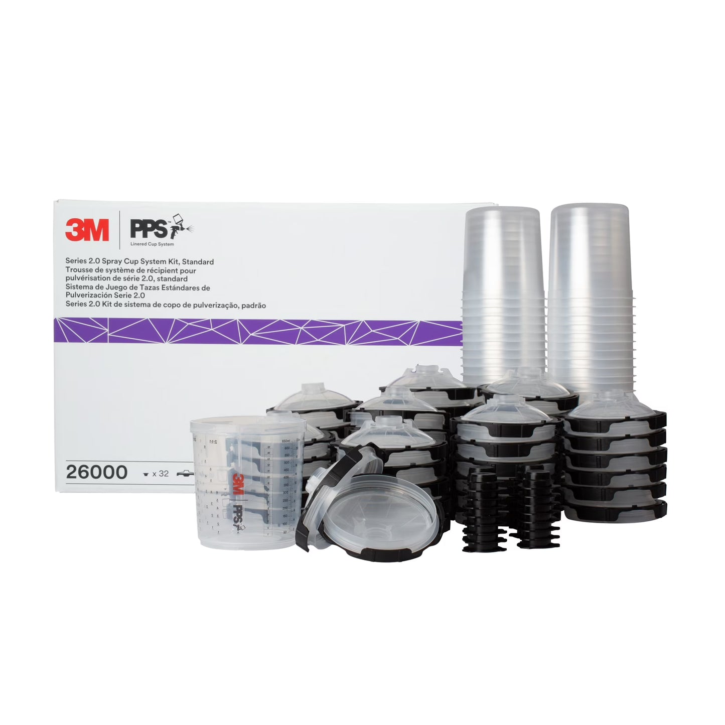3M PPS Series 2.0 22 oz. 200 Micron Spray Gun