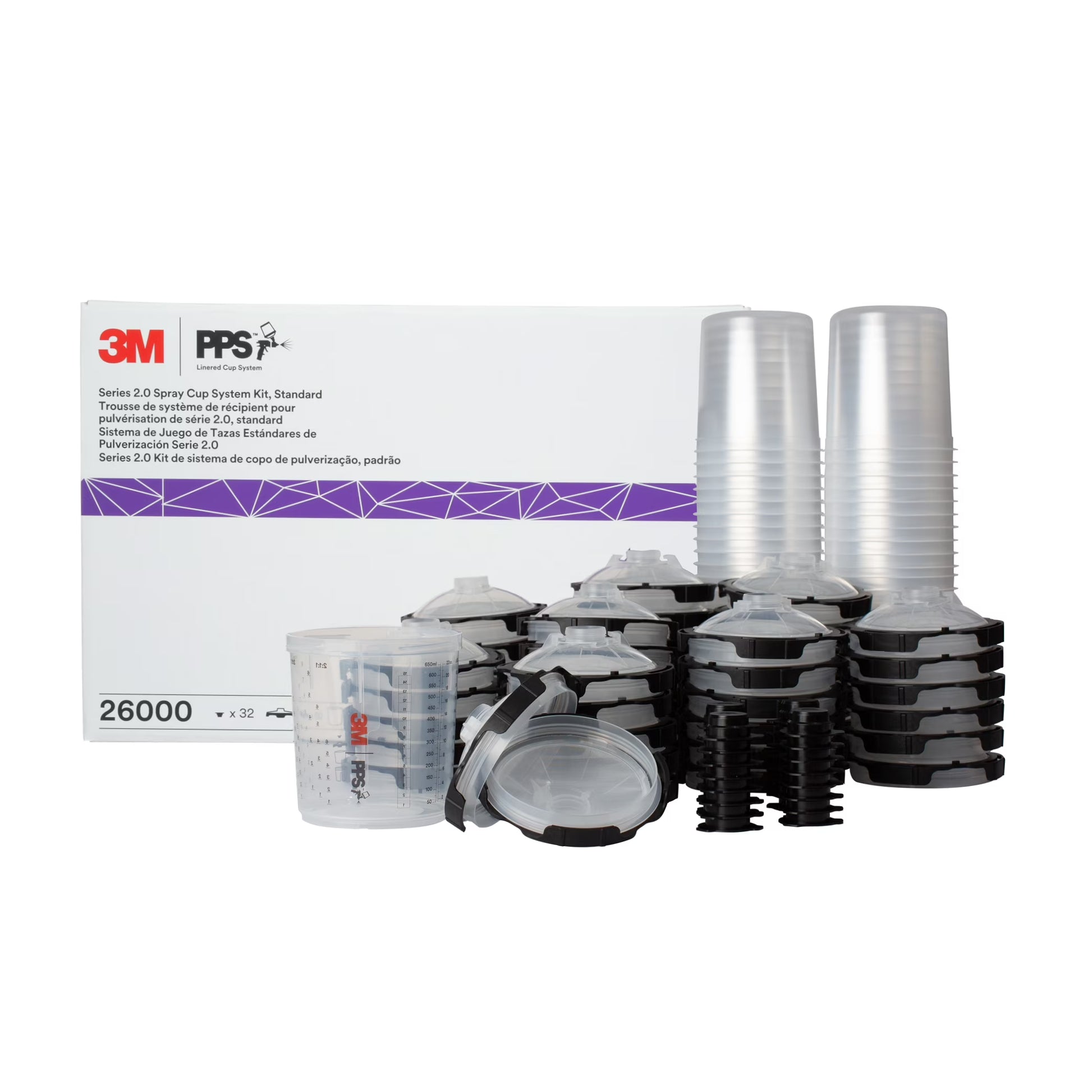 3M PPS Series 2.0 22 oz. 200 Micron Spray Gun