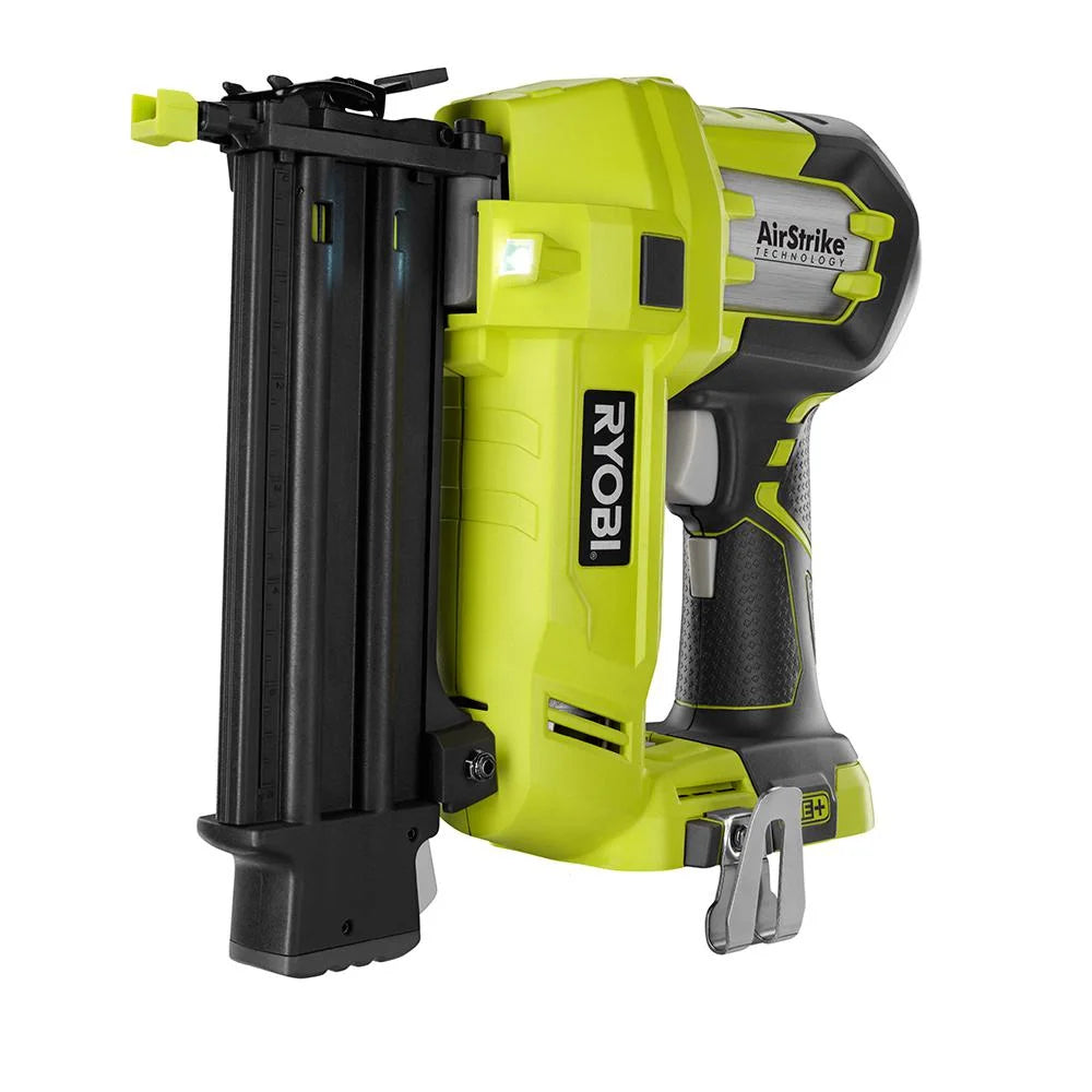 RYOBI 18-VOLT ONE+ AIRSTRIKE CORDLESS BRAD NAILER, 18-GAUGE, TOOL ONLY