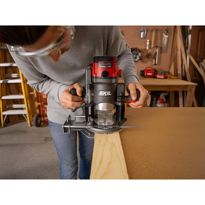 SKIL RT1322-00 14 Amp Corded Plunge Fixed Base Woodworking Router