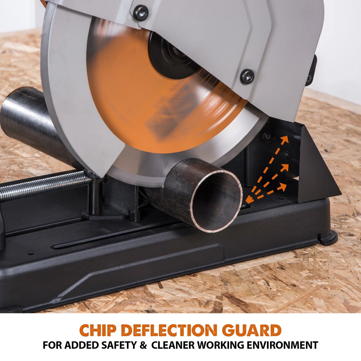 Evolution Power Tools 14 inch, 15 Amp, Multi-Material Chop Saw, R355CPS