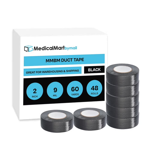 MMBM Colored Heavy Duty Duct Tape, 48 Rolls, 2" x 60 Yards