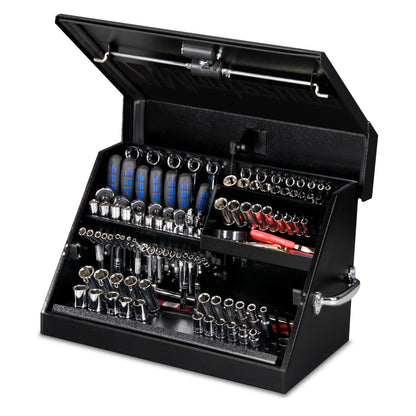 Montezuma 23" x 14" Triangle Toolbox (Steel, Black)