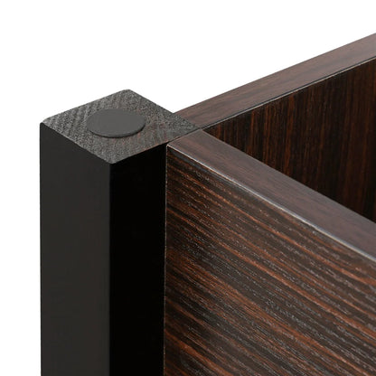 Easyfashion 41" Lift Top Coffee Table with 3 Storage Compartments, Espresso