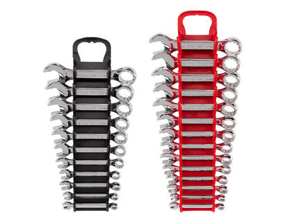 TEKTON Stubby Combination Wrench Set with Holder, 25-Piece (1/4 - 3/4 in., 6 - 19 mm) | WCB92403