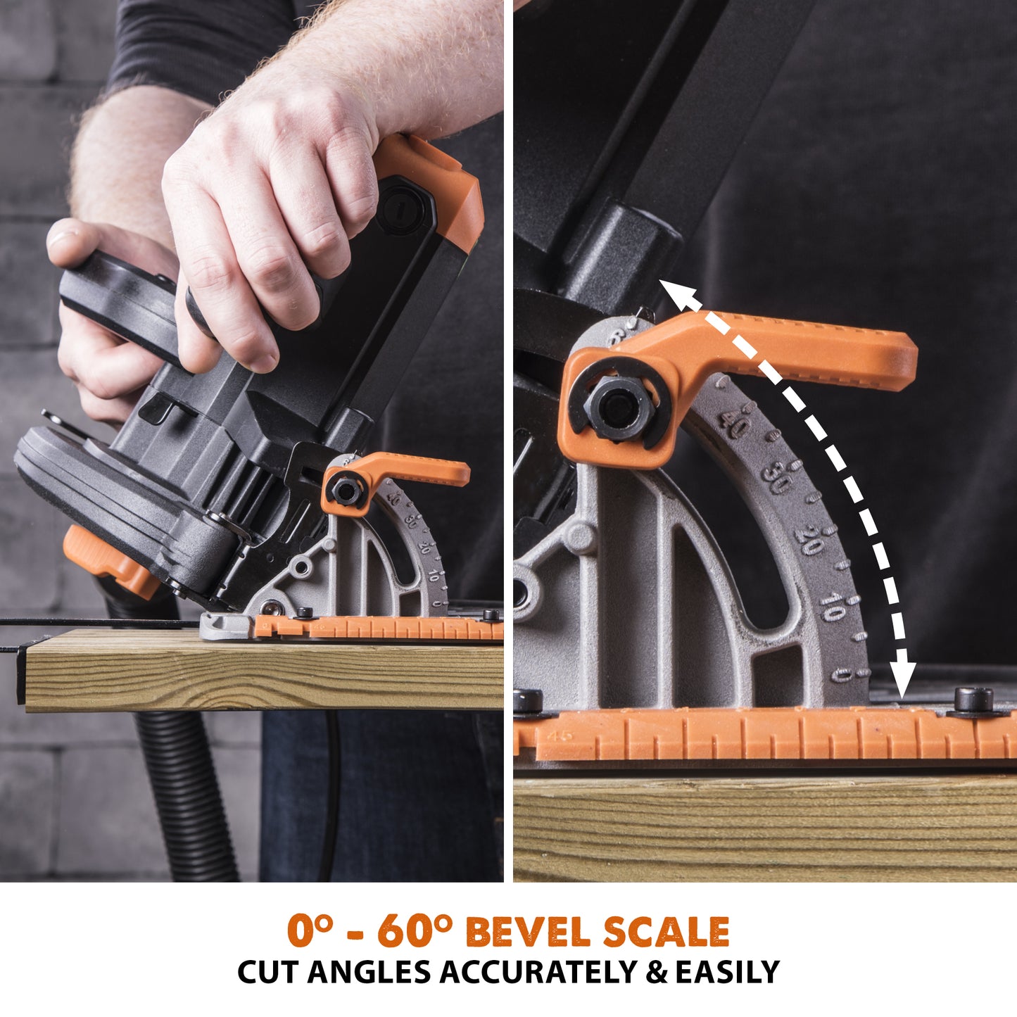 Evolution R185CCS 120V, 15A 7-1/4in Corded Circular Power Saw, 6000 RPM